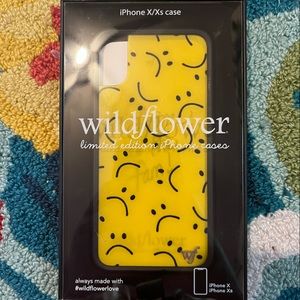 Wildflower Yellow Frowns iPhone X/Xs Case